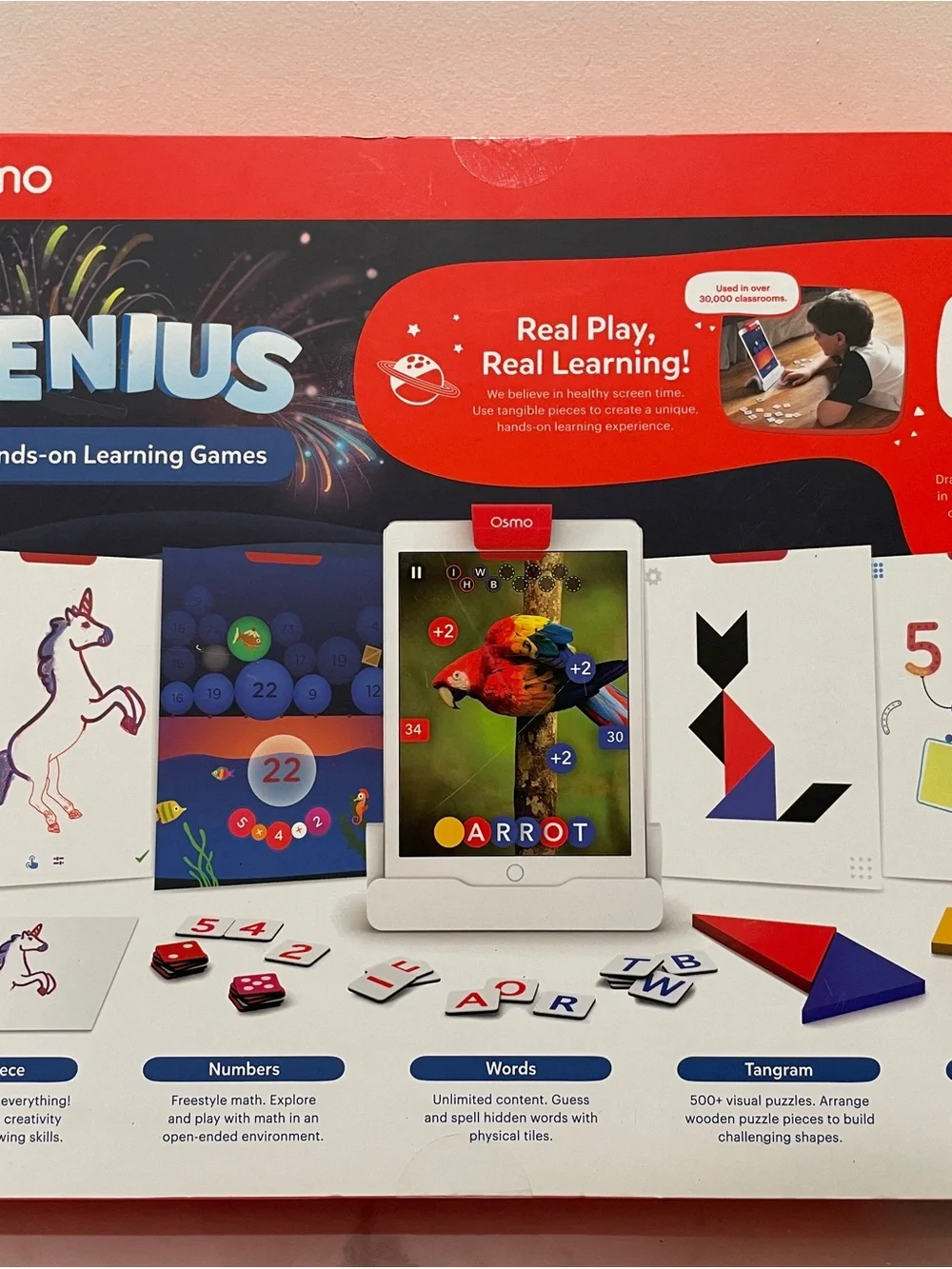 Osmo Genius Starter Kit for iPad 5 Games Ages 6-10 New Factory Sealed